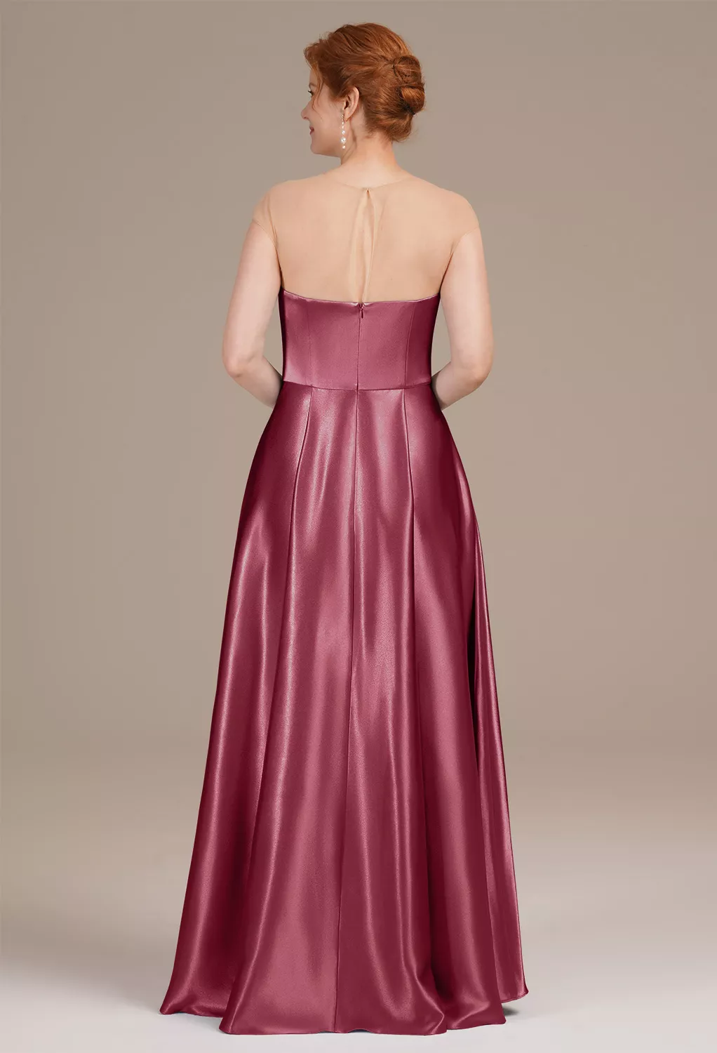AW Theodosia Desert Rose  Mother of the Bride Dresses